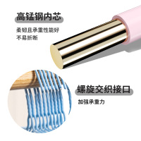 名创优品(miniso) 防滑浸塑衣架10支装(蓝色)