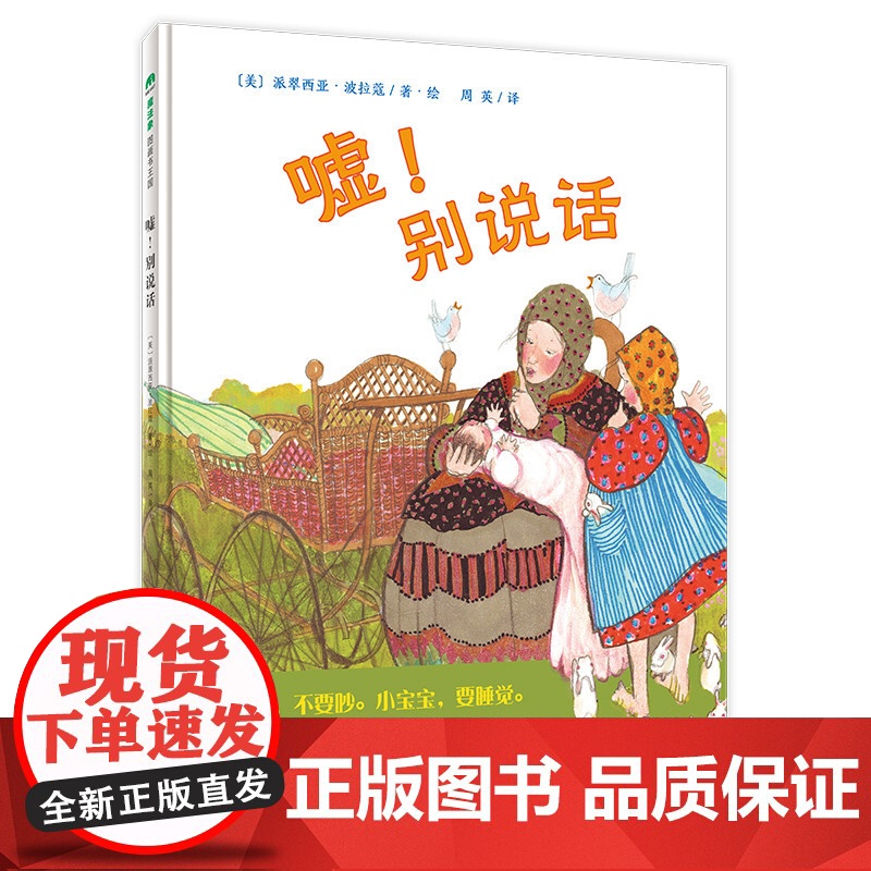 嘘!别说话 魔法象·图画书王国 派翠西亚·波拉蔻 著 亲子睡前共读读物故事图画书 广西师范大学出版社