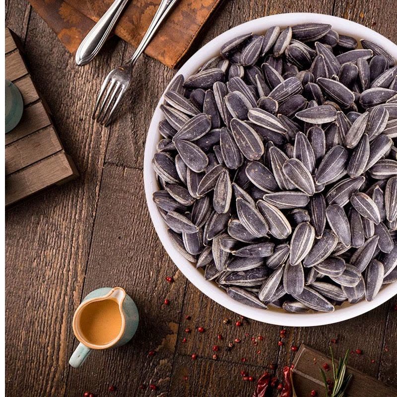 黑珍珠瓜子淡奶香味原味袋装多规格小包休闲小零食小吃 原味500g图片