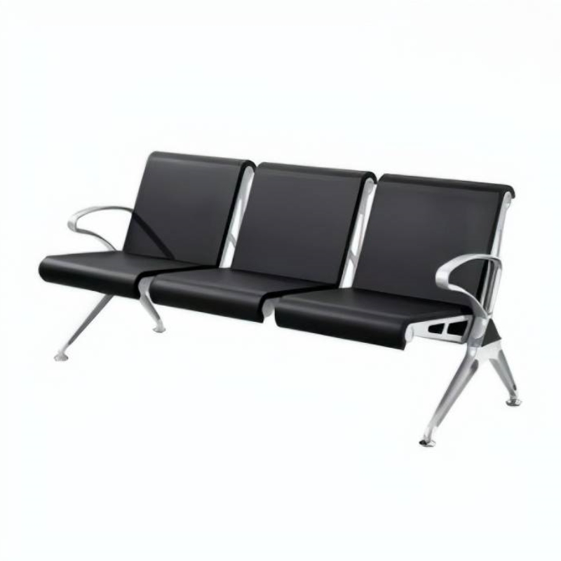 印华(YINHUA)三人位等候椅(钢架+PU全包)(张)高清大图