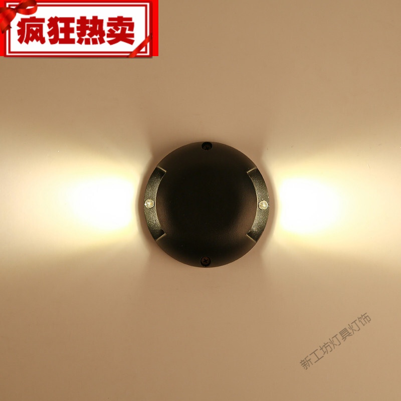 苏宁放心购 地埋灯led户外防水庭院地面射灯台阶灯花园草坪地面灯室外埋地灯高清大图