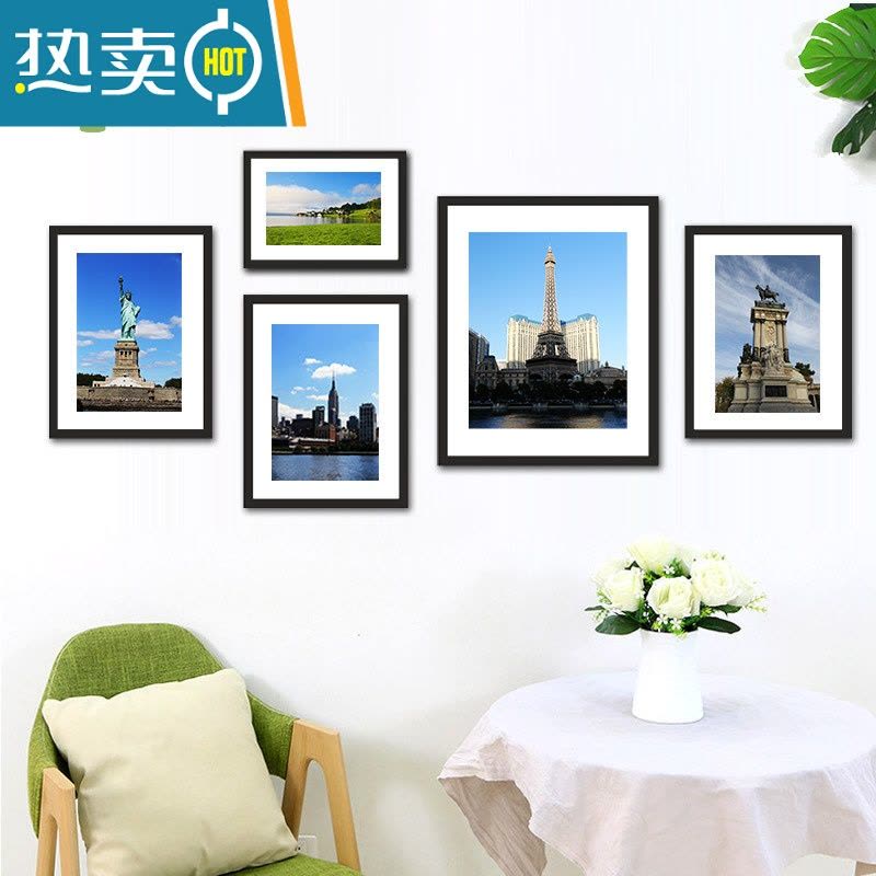 敬平实木相框挂墙A3儿童装裱大画框海报12寸20拼图4k照片框架a4定制8K 白色 18寸标准[可放35.5*45.5厘图片