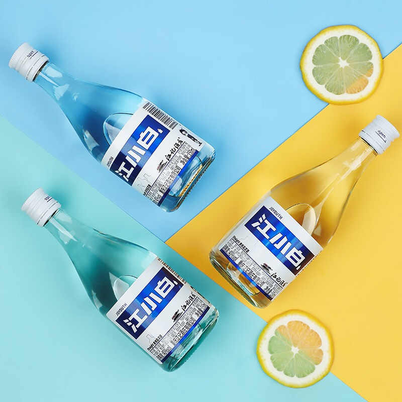 江小白白酒青春版40度150ml清香型小酒高粱酒创意圆瓶24瓶整箱装