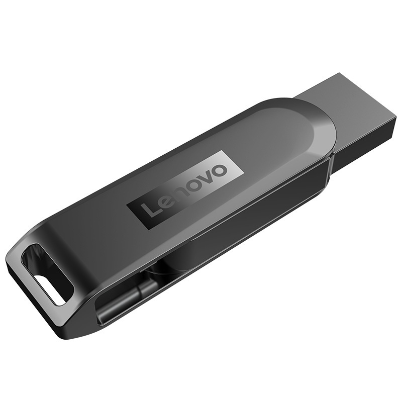 联想小新U盘X3C Typec双接口128G黑色手机U盘闪存盘USB3.1高速优盘