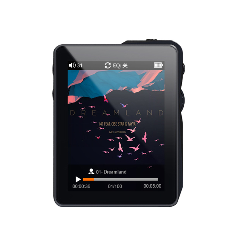 纽曼(Newsmy)mp3播放器 G7 DSD无损音乐播放器 2.5D双面玻璃HIFI播放器 便携随身听 中国红