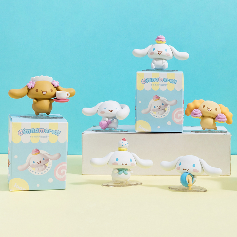 名创优品 (miniso) Cinnamoroll 下午茶系列盲盒摆件创意玩偶(混)高清大图