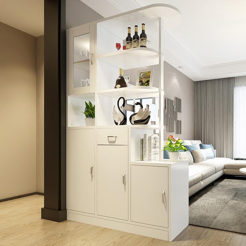 酒柜隔断柜客厅鞋柜玄关柜现代简约厅柜进小酒柜家用装饰柜定制 a款