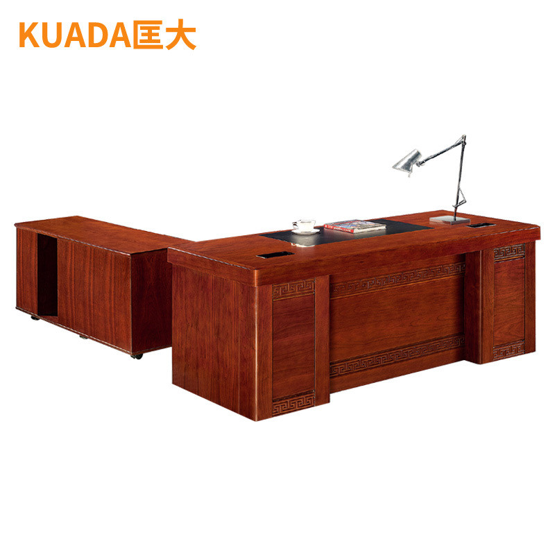匡大 油漆办公桌1.96米大班台KD-DR19601