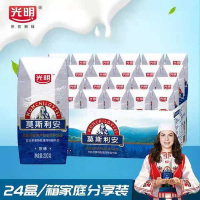 [7月产]光明莫斯利安酸奶原200g*24盒家庭装风味酸牛奶盒装酸奶整箱