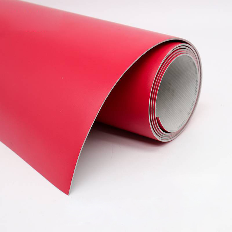 天空桥 地板革 大红2.0mm 平方米高清大图