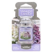 yankee candle扬基进口香薰固体车载挂饰香氛汽车香膏芳香车卡巴哈马微风丁香花开 净重30g