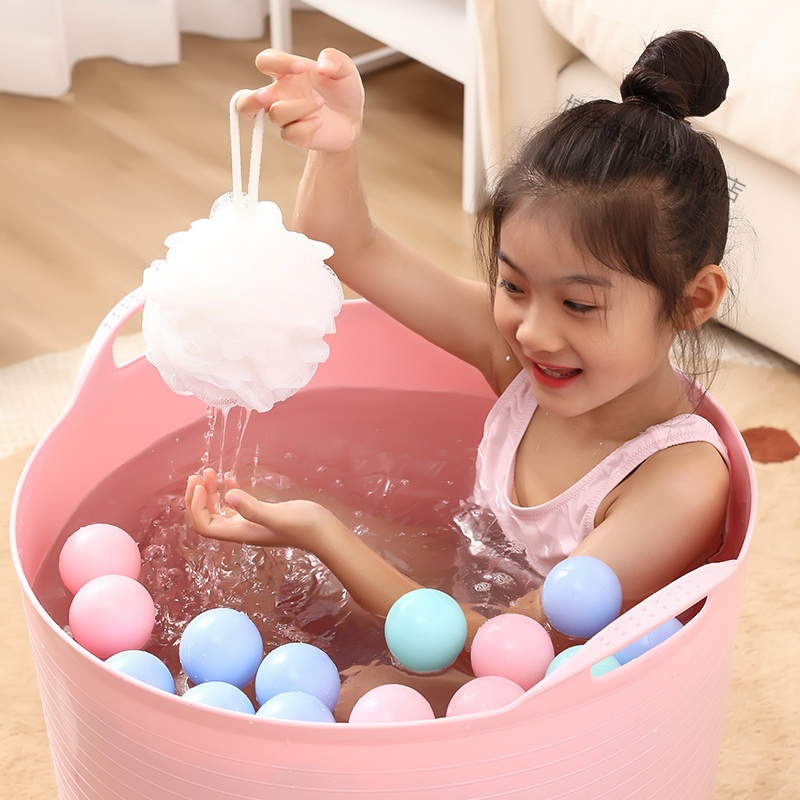 洗澡桶儿童泡澡桶婴儿保温加厚手提洗澡盆冬天小孩可坐宝宝沐浴桶