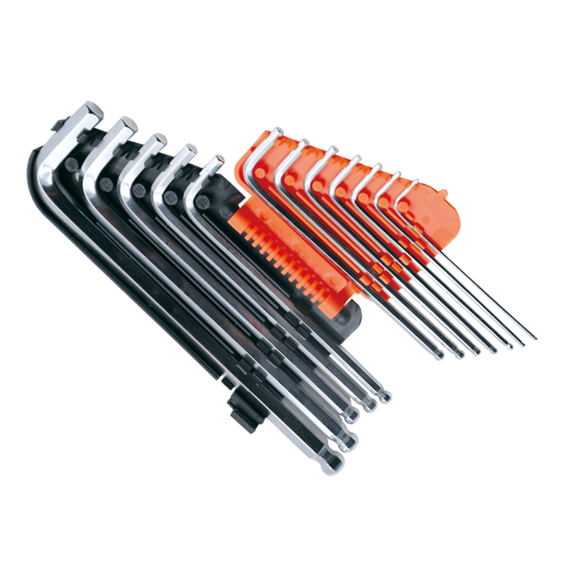 维度WEDO成套内六角扳手加长球头(工业级)英制12件1/16“-3/8”mm WD266 /盒高清大图