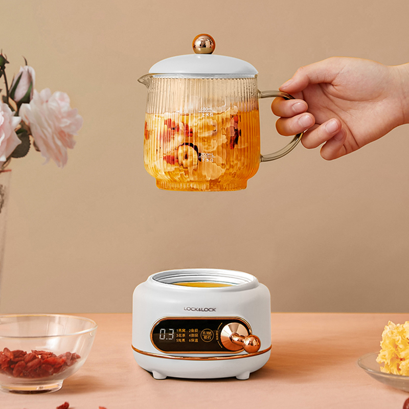 乐扣乐扣locklock养生壶ejc325wht白色