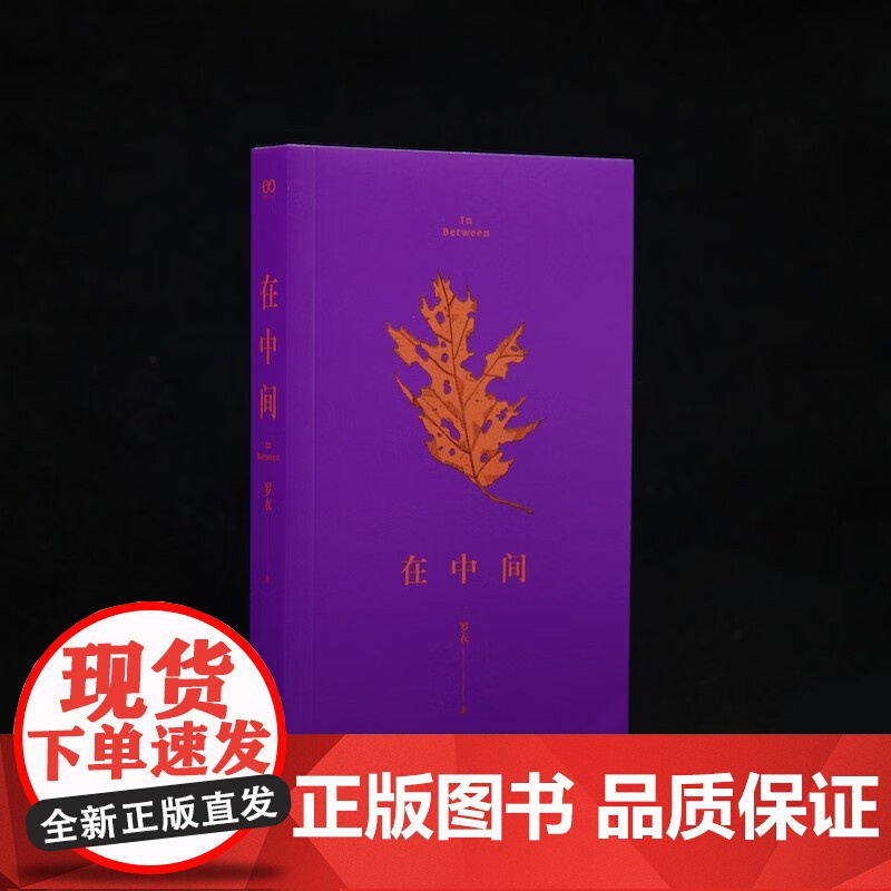 在中间 罗衣随笔集 中英双语随笔集收录绘画摄影作品Z世代艺术家关于自我生活女性世界艺术美思考正版图书籍高清大图
