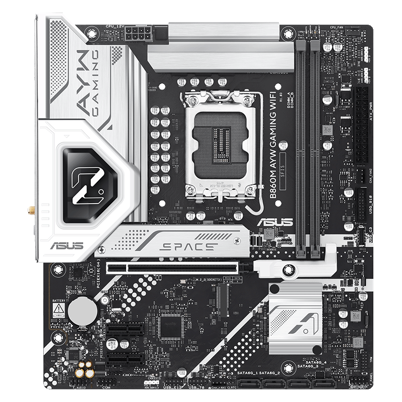 华硕B860M AYW+酷睿Ultra 7 265K盒装CPU主板套装20核20线程 台式组装电脑主板CPU套装15代U7 265K 核显