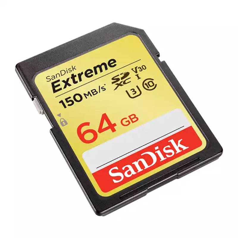 [免邮]闪迪(SanDisk)SD卡至尊超速64G 单反相机存储卡内存卡读150MB/s写60MB/s支持4K高清拍摄