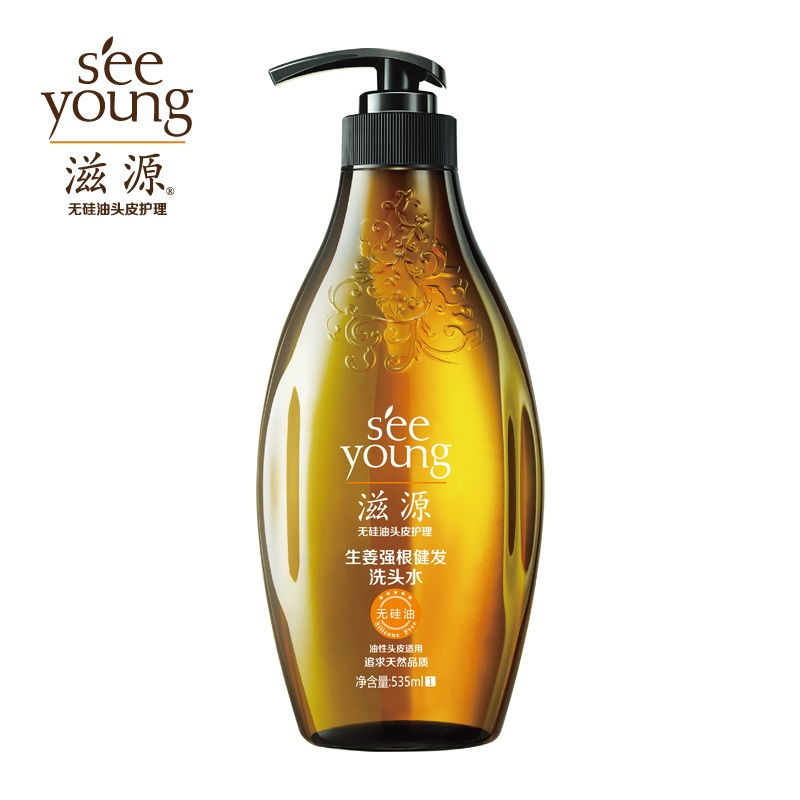 滋源(SEEYOUNG) 生姜强根健发洗头水洗发水535ml(中干性 油性)(单位:瓶)