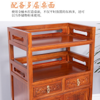 晋舰 茶水柜餐边柜小型沙发边柜储物柜茶叶收纳存放柜木制茶柜 D款