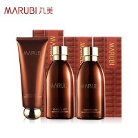 [两组装]MARUBI丸美巧克力丝滑三件套装 中小样试用便携旅行装 淡化补水保湿细纹滋润营养提拉紧致面部护肤护理化妆品