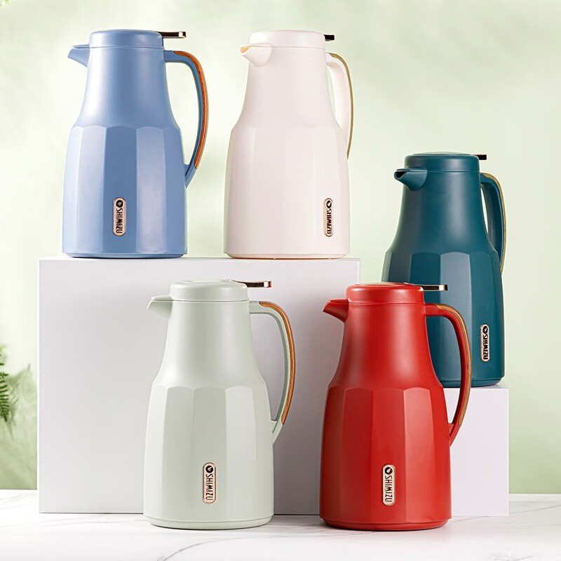 清水保温壶家用热水壶暖水壶大容量暖水瓶 1.5L 中国红 SM-1212-150高清大图