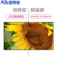 信特安 XTA460-4600HD 46英寸拼接屏 拼缝5.5mm 4台 (含拼接软件+壁挂支架+交钥匙工程)显示器
