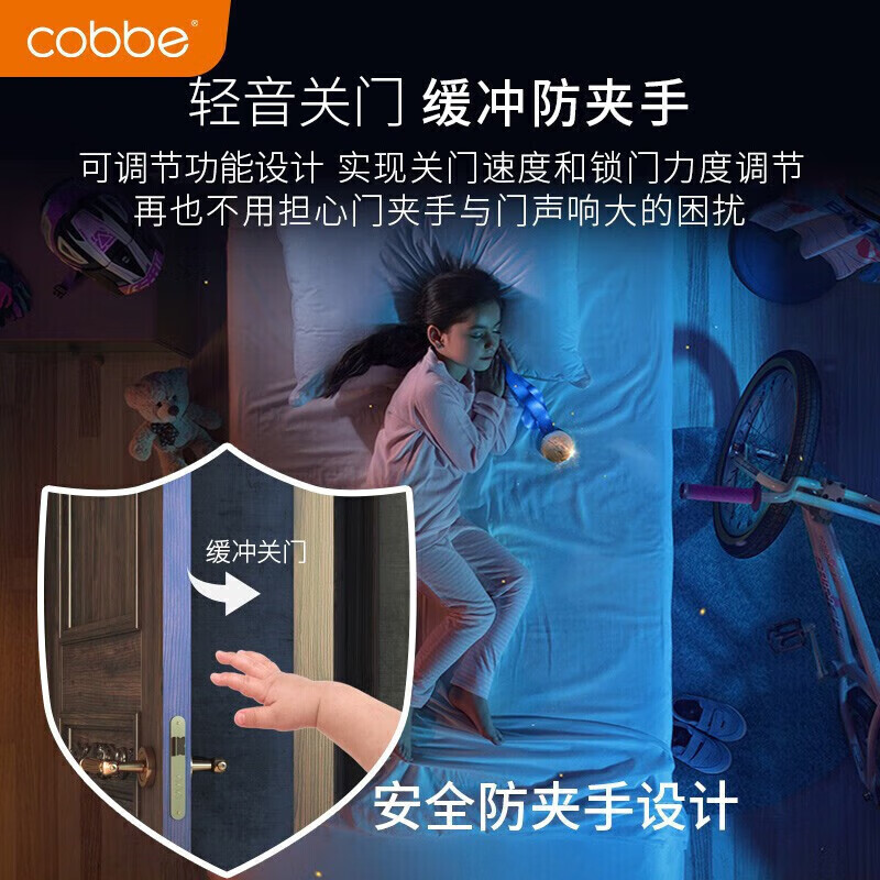 3M闭门器液压缓冲自动关门器消防门家用推拉门90度定位关门神器高清大图