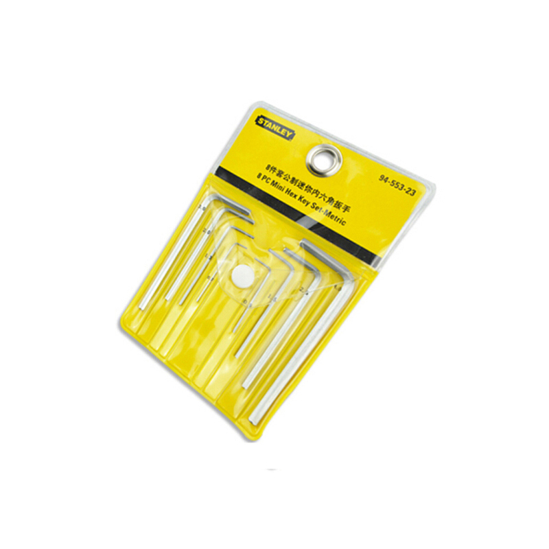 史丹利Stanley 8件套公制迷你内六角扳手0.7-4mm&STMT94553-8-23