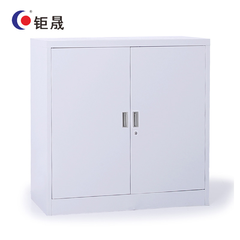 钜晟办公家具文件柜铁皮柜档案柜办公资料柜铁柜子90*40*90铁门矮柜js