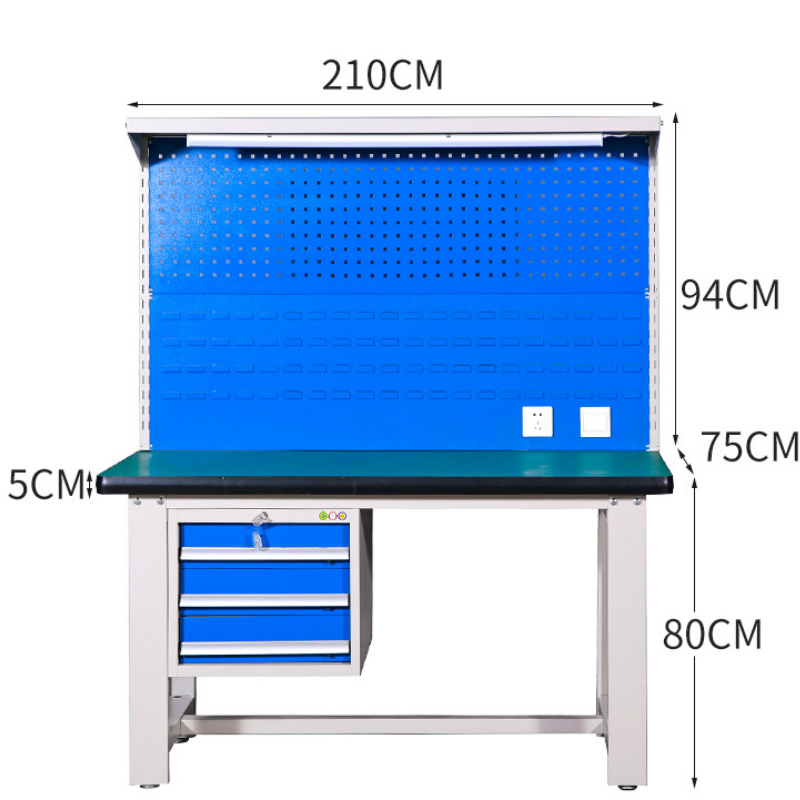 怡卓欧操作台2.1米吊三抽+背网张高清大图