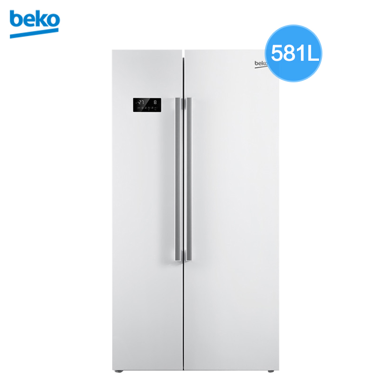 倍科(beko)对开门冰箱 GN163120WI高清大图