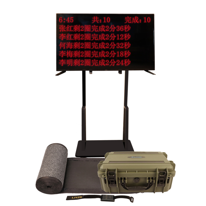 LJYZN 三公里跑步计时感应手环体能训练智能体能考核系统3000米跑步电子计时系统长跑数圈电子智能测试仪