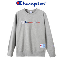 2019秋季新款正品冠军Champion彩绣logo字母情侣款打底衫圆领休闲宽松卫衣