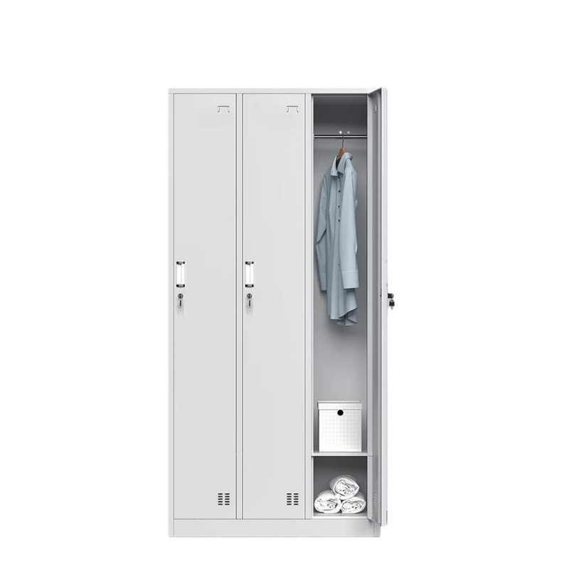 妙礼更衣柜三门900*420*1800mm台高清大图
