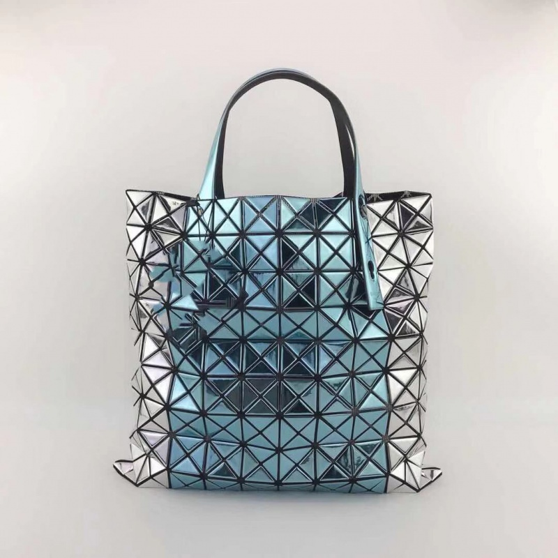 菱格三宅世家mvomvolgszsj几何菱格手提包女士折叠单肩包10格双拼色