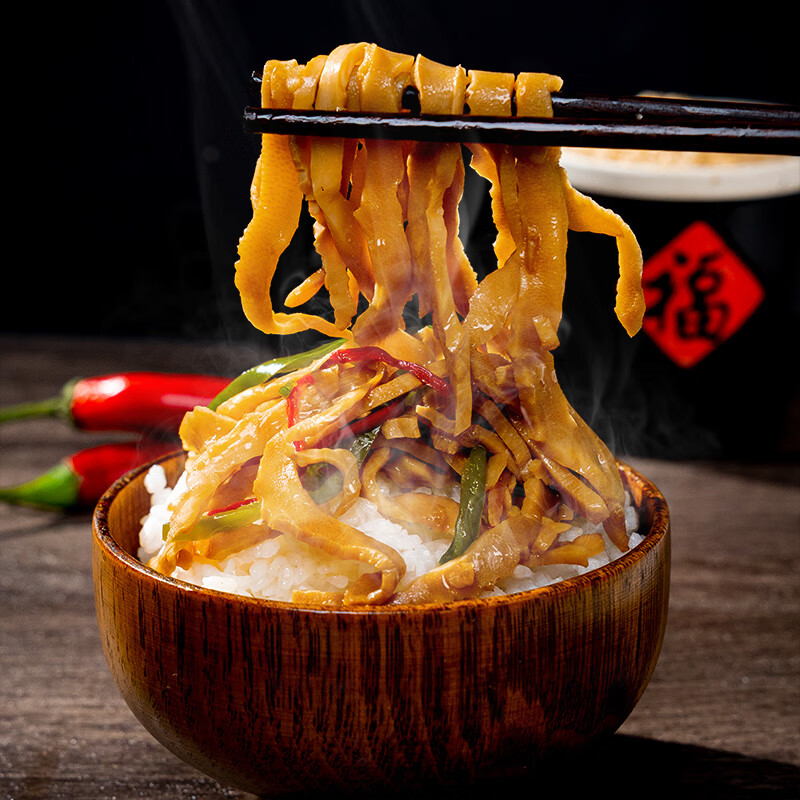 方家铺子 盐渍幼嫩笋黄山烤笋400g/袋装高清大图