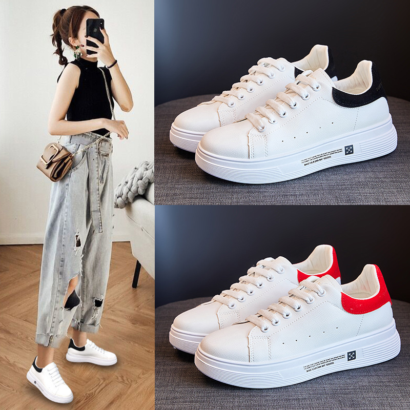 ins韩版小白鞋女2021春季新款透气学生街拍潮鞋休闲板鞋女cc715