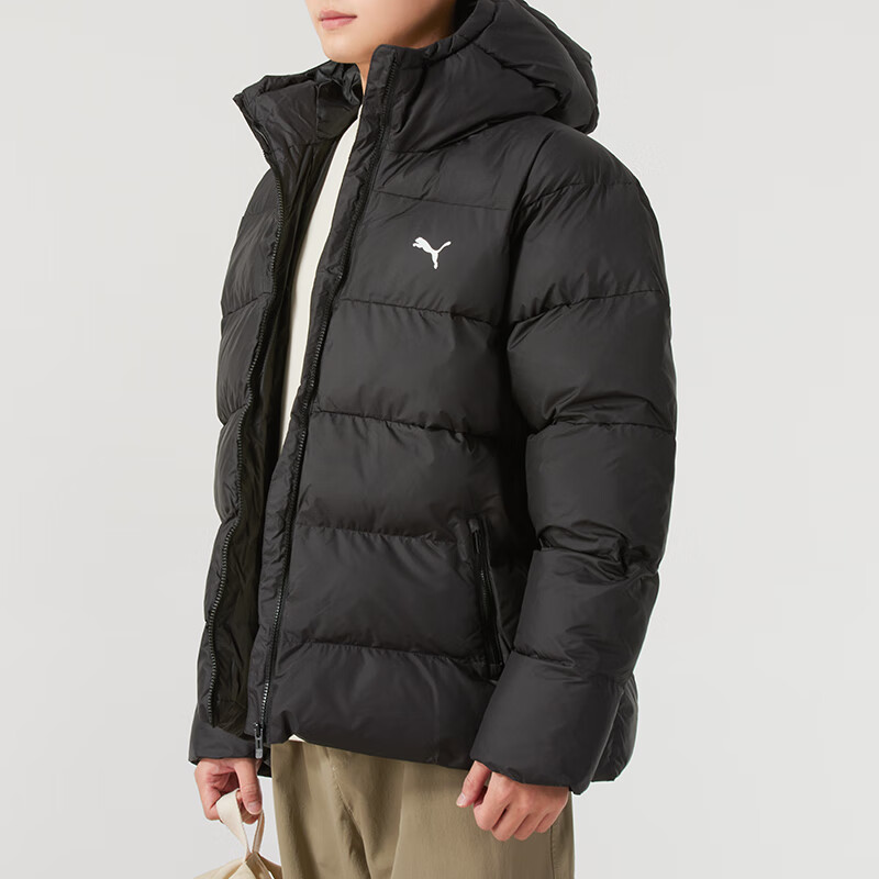 彪马(PUMA)男装新款运动服户外保暖舒适棉服连帽休闲棉袄棉衣外套684120-01 ZP高清大图