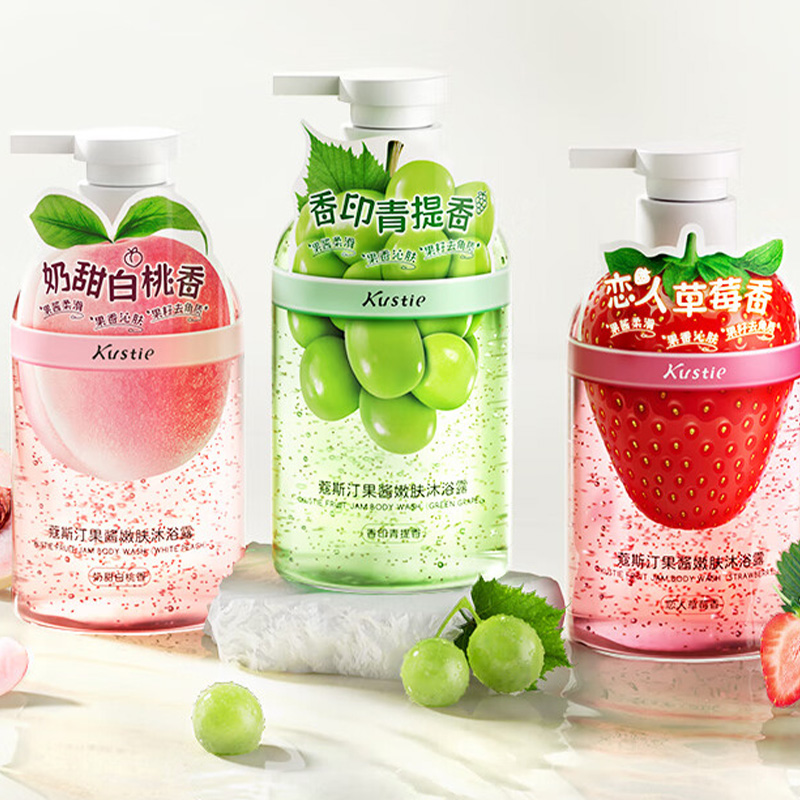 蔻斯汀沐浴露香氛邂逅嫩肤精华恋人草莓香450g(味道随机)高清大图