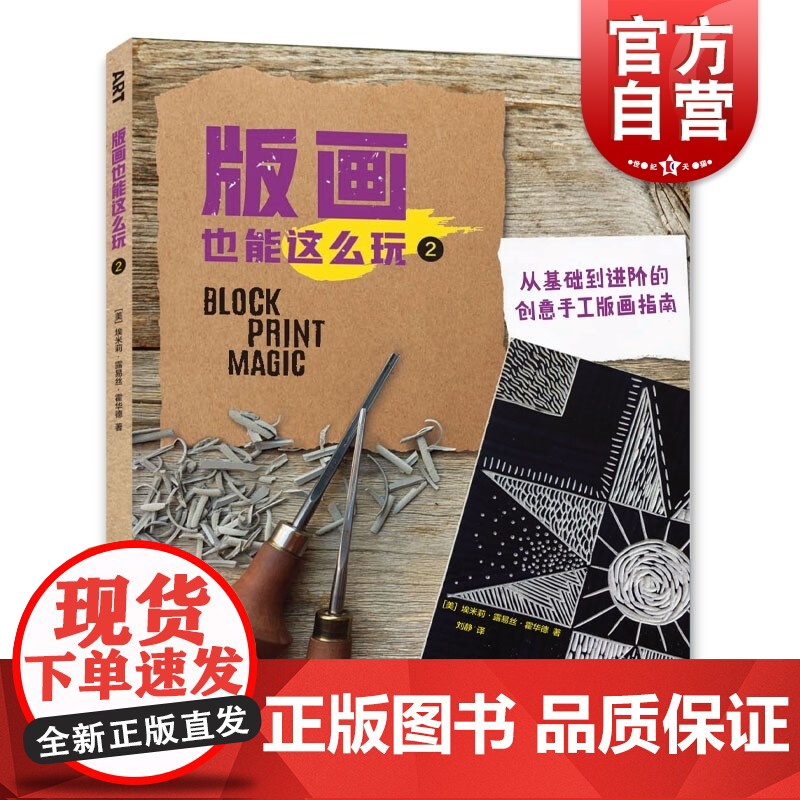 版画也能这么玩2:从基础到进阶的创意手工版画指南高清大图