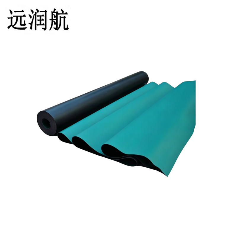 远润航 pvc防静电橡胶板 1m*10m*2mm 卷高清大图