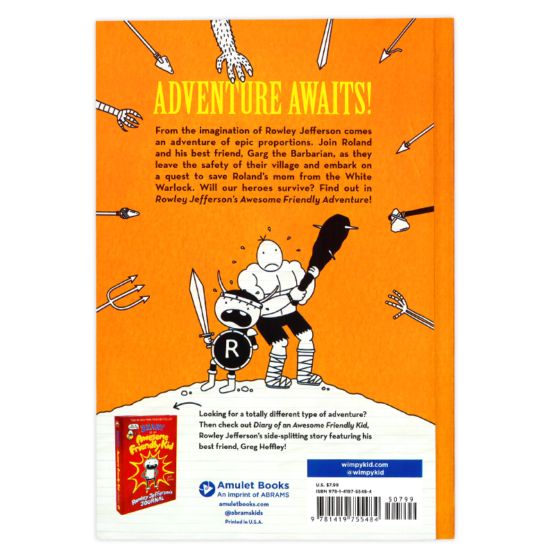 [正版]罗利杰斐逊历险记 英文原版 Rowley Jefferson’s Awesome Friendly Adven高清大图