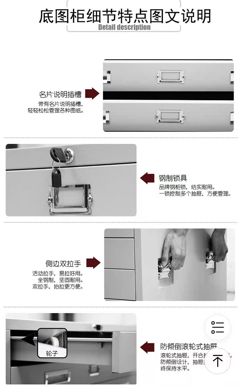 美沐芯品 文件柜 五门柜1800*970*420mm/个高清大图