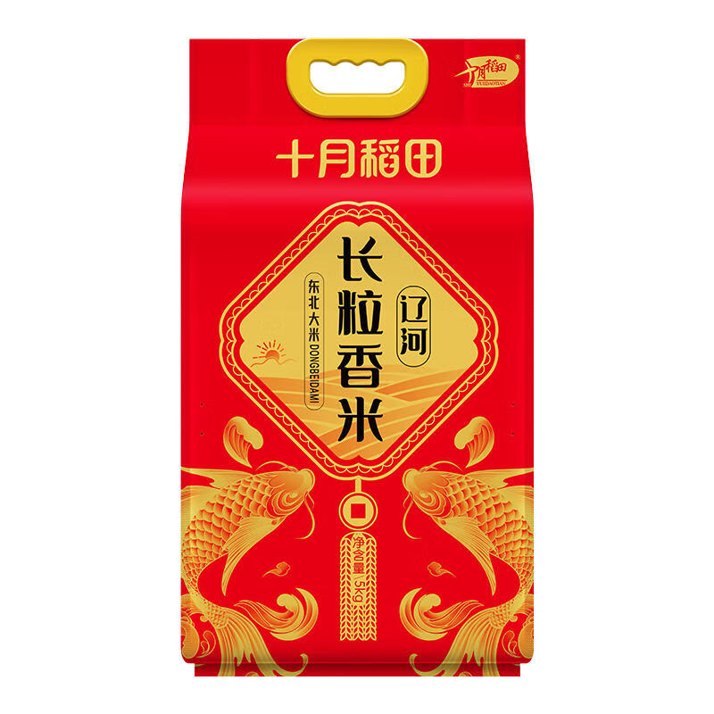 十月稻田(SHIYUEDAOTIAN) 东北大米辽河长粒香 5kg