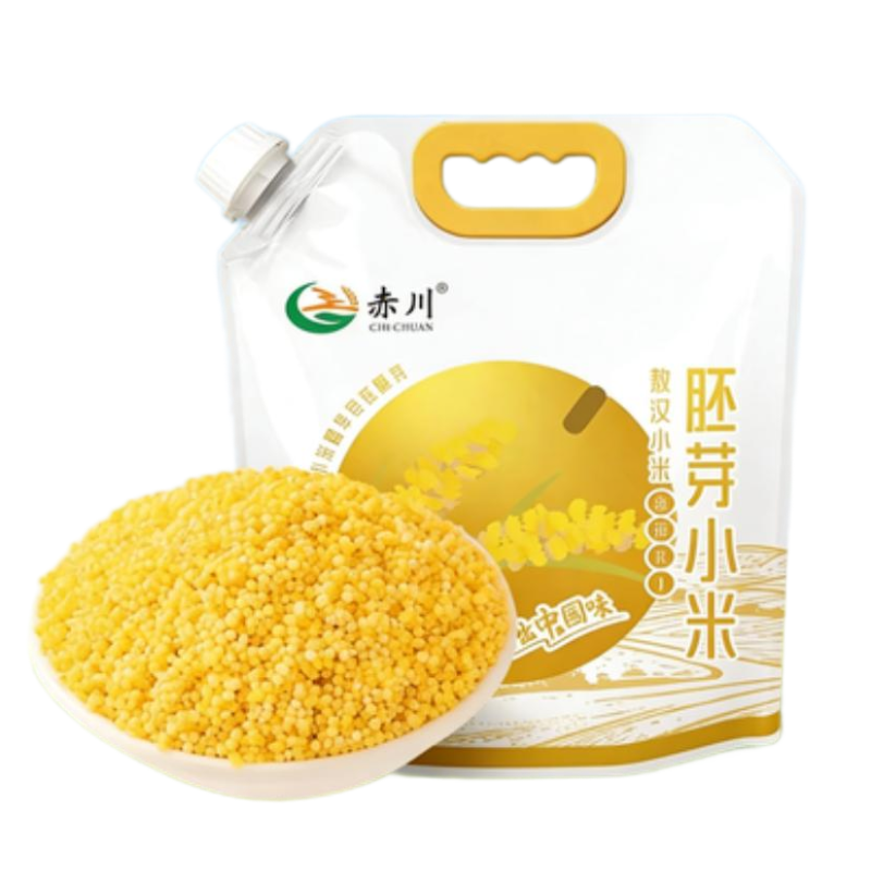 苏宁 上企优品 赤川胚芽小米 单位5斤/袋 5袋起订 偏远地区不发货