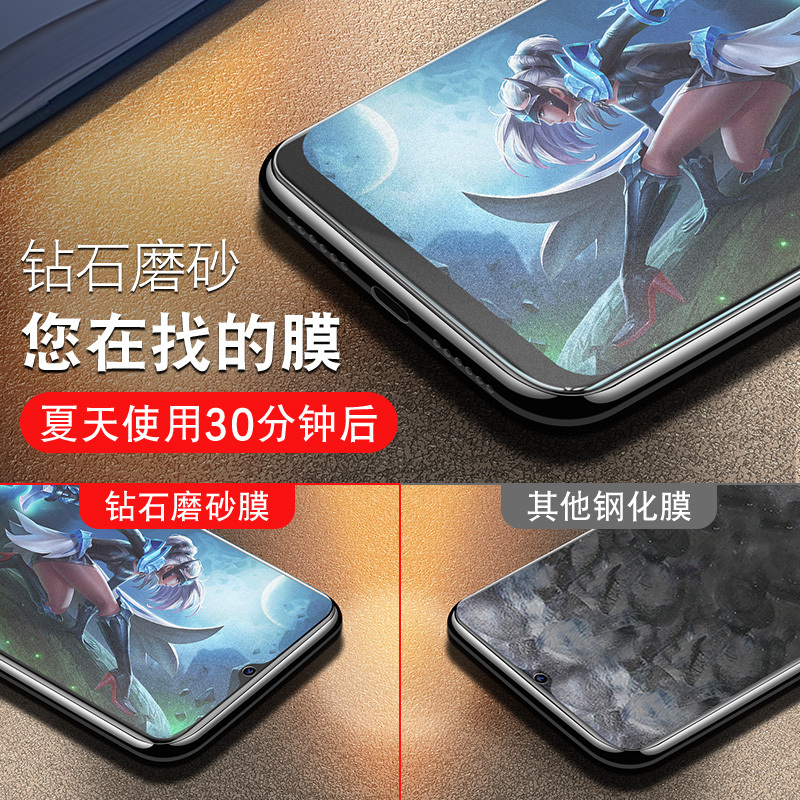 oppor15钢化膜r17磨砂膜r15x梦境版oppok1手机oppo全屏k1r17pro蓝光防摔r标准oopor刚op