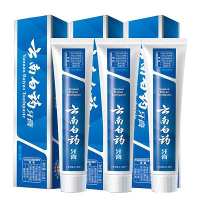 云南白药留云南白药留兰香牙膏120g/支 3支/装兰香牙膏120g/支 3支/装
