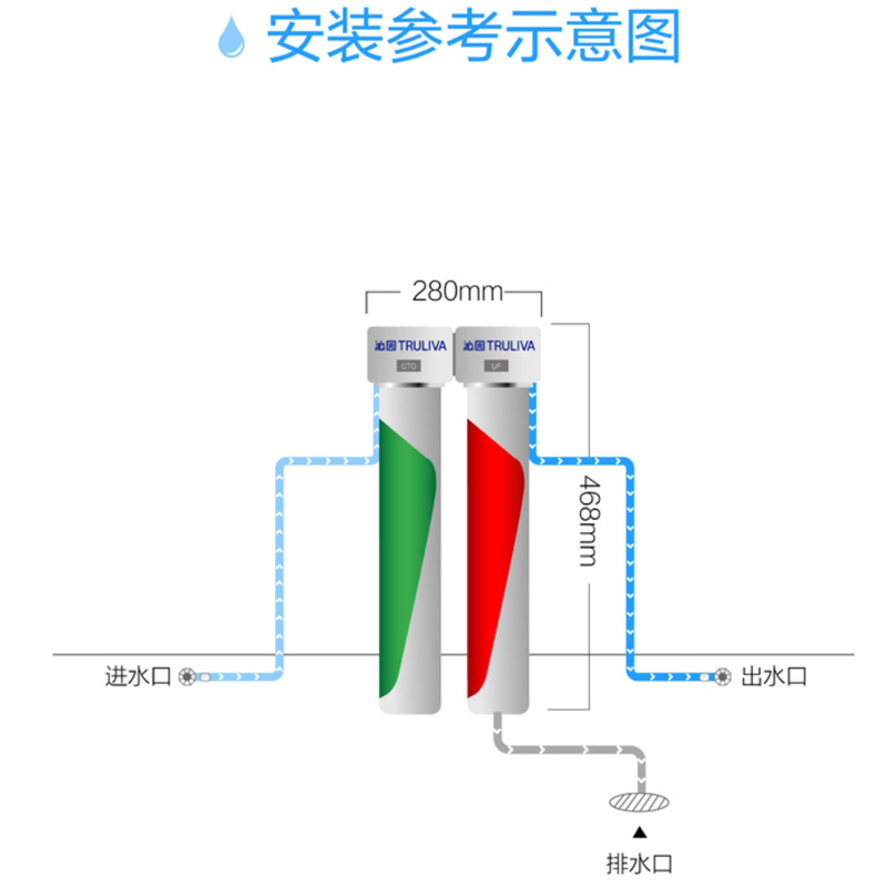 沁园 QG-U2-BK300-13 净水机