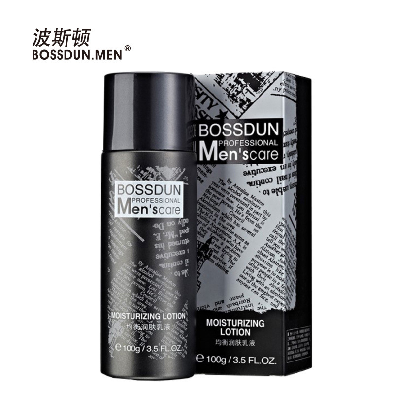 波斯顿BOSSDUN.MEN均衡润肤乳液100g男士乳液面霜护肤品补水保湿滋润擦摸脸润肤控油护理