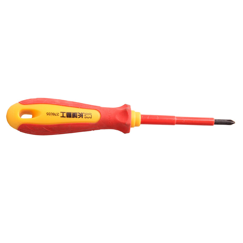 长城(the great wall)长城精工十字绝缘螺丝刀电工改锥专用镙丝刀起子耐高压1000V改刀PH0X60mm高清大图